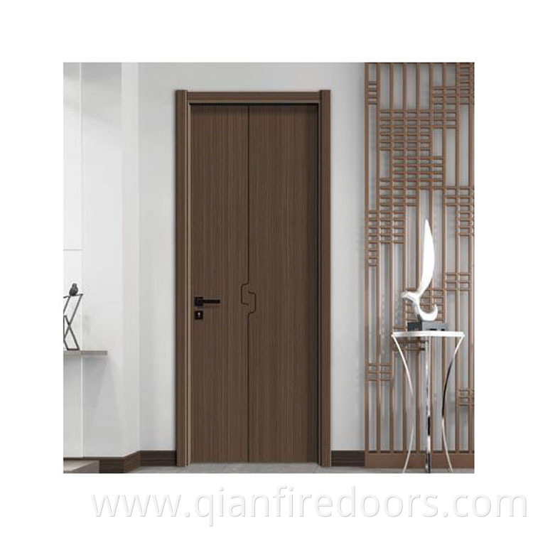 guangzhou entrance keyless hotel door piece mahogany modern front entry pivot doors